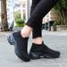 Hot Plus Size Women's Air Cushion Fly Woven Casual Shoe Covers, Fashionable Rocking Shoes, Quanzhou Sports Shoes_vogvips.com