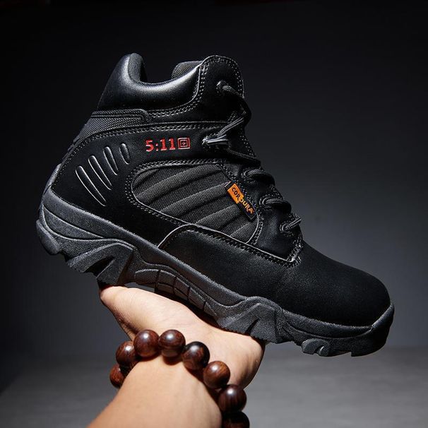 Delta Low Top High-Quality Cowhide Tactical New Men's Outdoor Hiking Shoes Combat Military Boots_vogvips.com