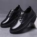 Men's Shoes Leather Shoes New Spring And Autumn Black Casual Leather Shoes Men's Business Lace Up Formal Men's Leather Shoes_vogvips.com