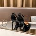 Elegant Pointed Toe High Heels For Women - Ultra Soft Synthetic Leather With Ankle Strap - Comfortable Stiletto Pumps For Office, Party & Daily Wear_vogvips.com