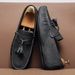 SHLIANG Shoes For Men New Classic Tassels Casual Shoes High-quality Suede Men's Leather Shoes Comfor Soft Sole Male's Loafers Flats X0015_vogvips.com