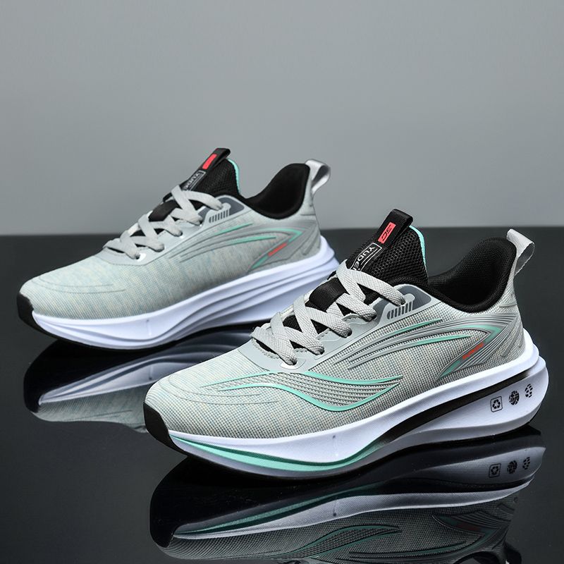 Men Sports Running Shoes Casual Marathon Breathable Lightweight Women's Comfortable Athletic Nonskid Walking Sneakers_vogvips.com