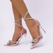 Summer New Heel Sandals With Bowknot Rhinestones Women, Stiletto Pointed Toe High Heels For European And American Ladies_vogvips.com