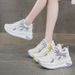 2025 Spring New Thick-Soled Mesh Casual Fashion Internet Celebrity Height-Increasing Color-Block Dad Student Lace-Up_vogvips.com