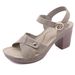 Summer New 2025 Metal Buckle Stitching Strap Thick Heel Comfortable Large Size Women's Sandals_vogvips.com
