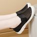 Summer One-pedal Breathable And Lightweight Soft-soled Single-net Fly-woven Shoes_vogvips.com