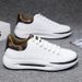 Men's Autumn Small White Shoes PU Pure Raw Straps Sports And Leisure Shoes Men's Sneakers Fashion Men's Shoes Cross-border Net Red Style 202_vogvips.com