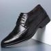 Euro Step Summer New Brogue Floral Formal Large Size Wedding For Photo Studio Photoshoot Groomsmen Shoes_vogvips.com