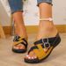 New Women's Minimalist Hot Selling Sandals, Fashionable Thick Soled Slippers, Hollow Casual Beach Sandals 36-43_vogvips.com