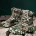 New Outdoor Training Men Tactical Boots High-Top Desert Shoes Camouflage Combat Hiking Boots Camoufcage Boots_vogvips.com