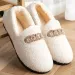 Womens Winter Slippers Warm Short Plush House Shoes Laides Slip On Moccassins Fashion Lady Flats Loafers Non Slip_vogvips.com