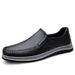 Men's Shoes Casual Leather Shoes Low-top Foot Cover Leather Surface Casual Shoes Men's Single Shoes_vogvips.com