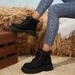 New Martin Women's Height Increasing Fashion Outdoor Home Series Yellow Boots_vogvips.com