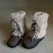 Vintage Thick-Soled Brown With Fleece Lining, Women's Short Boots, Winter 2025 Warm Fur Shoes, New Snow Boots_vogvips.com