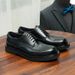 Men's Breathable British Lightweight Derby Casual Men's Shoes, High-end Business Versatile New Leather Shoes_vogvips.com