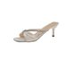 2025 Summer New Satin Rhinestone Strap Sandals For Women With Bowknot, Open-Toe, High-Heeled Outdoor Slippers_vogvips.com
