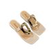 2025 New Square Open Thong Sandals Outdoor Versatile Clip Toe Casual Flat Metal Buckle Niche Summer Breathable_vogvips.com
