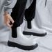 European Warm Series 2025 Autumn Winter New Men's Round Toe Fashion Trend High Top Mid-Calf Flat Martin Boots 86293-R_vogvips.com