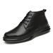 Top Layer Warm Snow Boots, Men's Velvet Men's Shoes, Outdoor Cold-proof Men's Boots, High-top Cotton Boots_vogvips.com