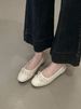 French-style Polka Dot Bow Mary Jane For Women, 2026 Summer New Model, Round Toe, Shallow Mouth, Soft Sole, Flat,_vogvips.com