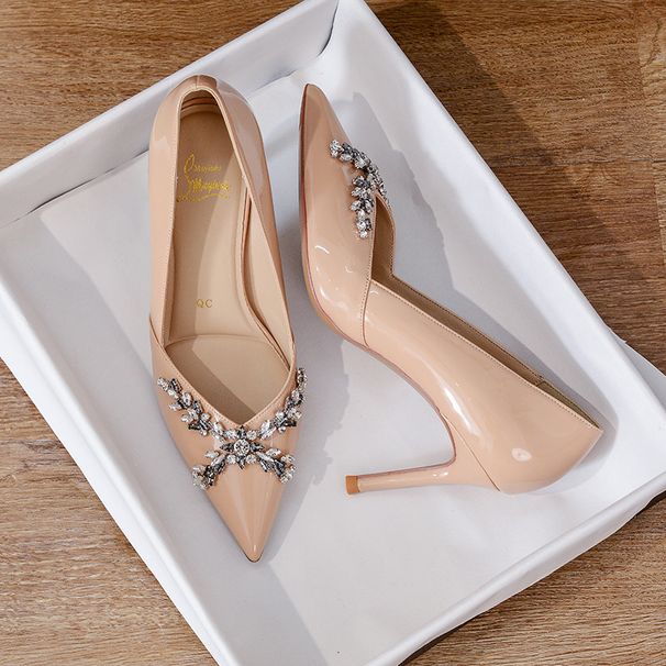 High Heels Women's Stiletto Temperament French Fashion Black Not Tired Feet Pointed Small Fragrant Single Shoes_vogvips.com