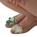 Korean Jelly Single Crystal PVC Outdoor Casual Pointed Toe Sandals Slip-On Hollow Dance Shoes_vogvips.com
