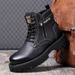 European Warm Series Men's Martin Autumn Winter New Plush Warm High-top Casual Thick-soled Workwear Trendy Versatile Cotton Boots_vogvips.com