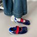 Spring/Summer Women's Mary Jane Shoes Color Block Velcro Fit Lightweight Casual Ballet Square Toe Comfortable Niche Design_vogvips.com