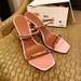 2026 Summer New Square Open Toe Rhinestone Strap High Heel Sandals For Women With Backless Design Niche Fashion Shoes_vogvips.com