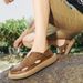 Plus-Size Men's Shoes Summer Lightweight Perforated Breathable Hollow-Out Leather Shoes Soft Leather Soft Sole Slip-On L_vogvips.com