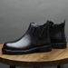 European Warm Series Men's British Style Thick-Soled Short Winter Fleece-Lined Warm Martin Boots_vogvips.com