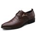 2021 Spring New Large Leather Business Dress Men's Lace up Casual Shoes_vogvips.com