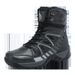 Men's Military Boots Waterproof Hiking Shoes For Outdoor Adventure, Breathable Synthetic Leather Upper With Anti-Slip Rubber Sole, Sizes 40-47_vogvips.com