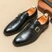 Men's Business Monk Simple Formal Leather Shoes_vogvips.com