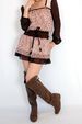 Women's Winter Warm Snow Boots, Faux Suede Over-the-Knee Boots, Stable Block Heel, Hidden Height Increase, Plus Size Available, Comfortable F_vogvips.com