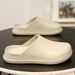 Couple's Baotou Slippers Waterproof Anti Slip Oil Proof Chef Shoes Summer New Men's And Women's Soft Sole Comfort Casual_vogvips.com
