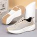 Large Walking Shoes For Middle-aged Elderly, Sizes 38-48, Men's And Women's Fly-knit Mesh Sports Running Soft-soled Dad_vogvips.com