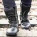 Black Combat Boots Xiaolong Light Combat Boots Shock Absorption High Top Outdoor Tactical Boots Combat Boots Breathable_vogvips.com