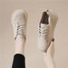 Women's Lightweight Breathable Spring Travel Shoes, Mom Shoes, British Style Soft-soled 2026 New Sports Casual Sneakers_vogvips.com