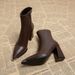 Pointed Toe Super High Heel Ankle Boots For Women 2025 Autumn Winter New Fashionable Versatile Stylish 98158-1_vogvips.com