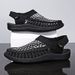 Summer New Men's Brand Designer Fashion Casual Outdoor Waders Large Size Hand-woven High Quality Beach Sandals For Men_vogvips.com