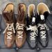 Women Boxing Boots Cowhide Series Women's Boots Dexun Hunting Wear Inner Height Increase Niche Genuine Leather Boxing New Mid-Calf Fashion_vogvips.com