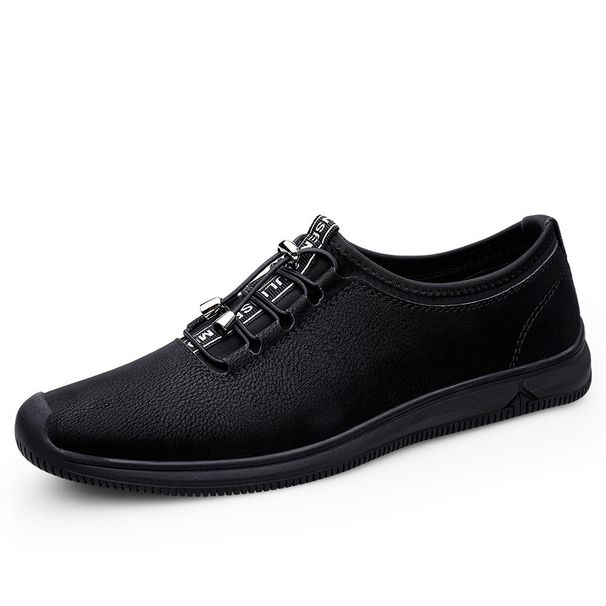 Casual Thin Leather Soft Sole Lace-up Men's Casual Shoes Work Men's Shoes_vogvips.com
