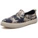 Men's trend Men's low top pattern slip-on men's shoes Fisherman shoes men_vogvips.com