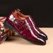 Men's British Business Casual Leather Pointed Toe Covers, Foot Straps, Buckles, Formal Attire, Plus Size Groom's Shoes, Covers, Straps, Buckles,_vogvips.com