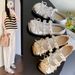 French Ballet Dream Flat Bottom Shallow Mouth Mary Jane Shoes Women's Bow Sweet Empty Temperament Bag Head Sandals_vogvips.com