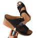 New Summer Wedge Plus Size Women's Stylish Sandals_vogvips.com