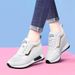 Hot Sale Hidden Heel Women's Casual Fashion High Quality 2025 New Leather Korean Version Thick Bottom Women Sports Shoes_vogvips.com
