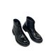 European Warm Series Cowhide Shoes Washed Men's Genuine Leather Casual Short Mid-top Thick-soled Martin Boots_vogvips.com