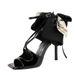 1297-1H108M European And American Style Ultra-high Heel Peep-toe With Ribbon Bow, High-end Outdoor Sandals For Women_vogvips.com